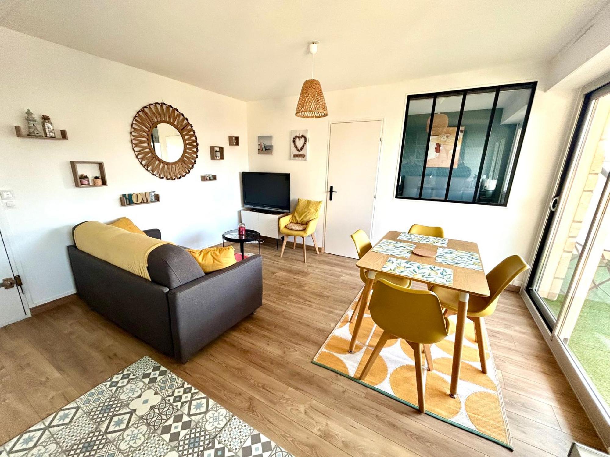 Magnifique Appartement Vue Mer A 50 M De La Plage ヴィレ・シュル・メール エクステリア 写真